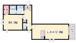 京口駅 徒歩12分 1階の物件間取画像